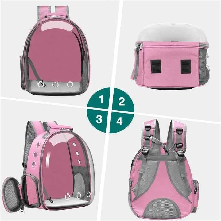 Bolsa de viaje carrito para mascotas gato perro mochila de hombro transportadora para mascotas