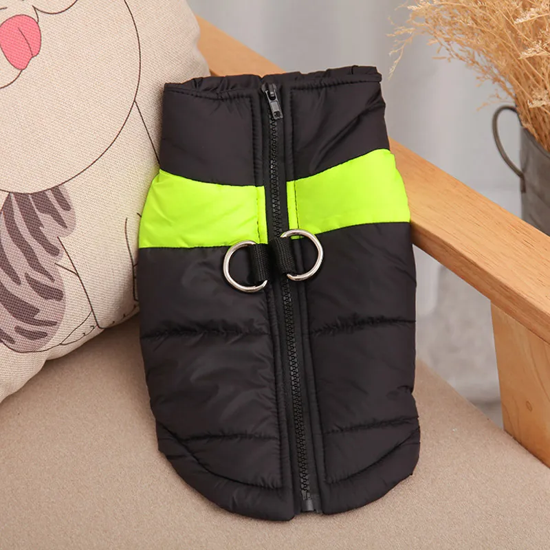 Abrigo de perro de invierno cálido impermeable ropa para clima frío ropa de algodón para perros al aire libre