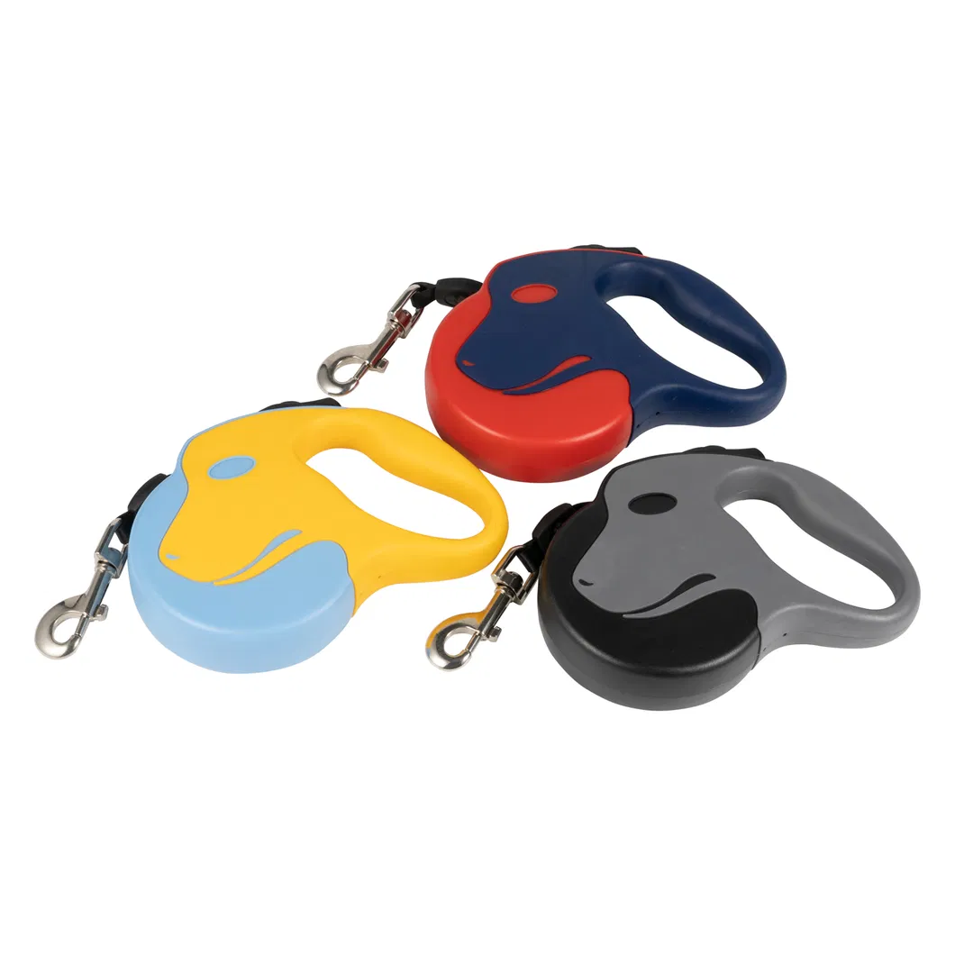 Venta Caliente Correa Retráctil de Nylon Personalizada con Logo 5m para Perros con Característica Reflectante Estilo de Lujo Equipo de Entrenamiento para Perros Muestra Gratis