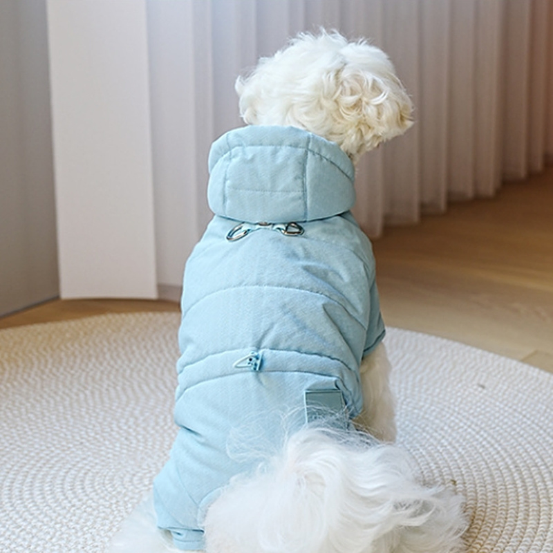 Abrigo para mascotas de poliéster de alta calidad 100% ligero e impermeable para perros