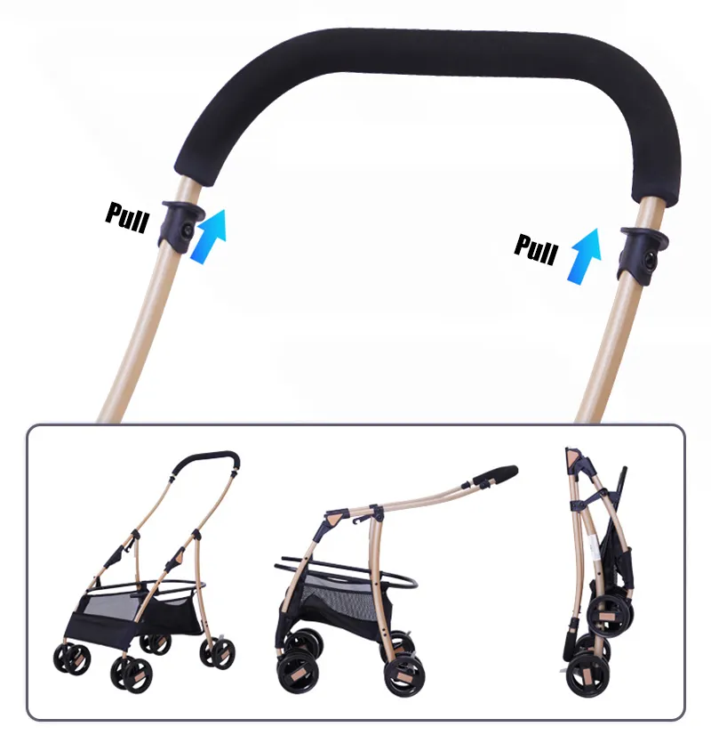 Bolsa de transporte para perros y gatos de tela Oxford con carrito de acero inoxidable