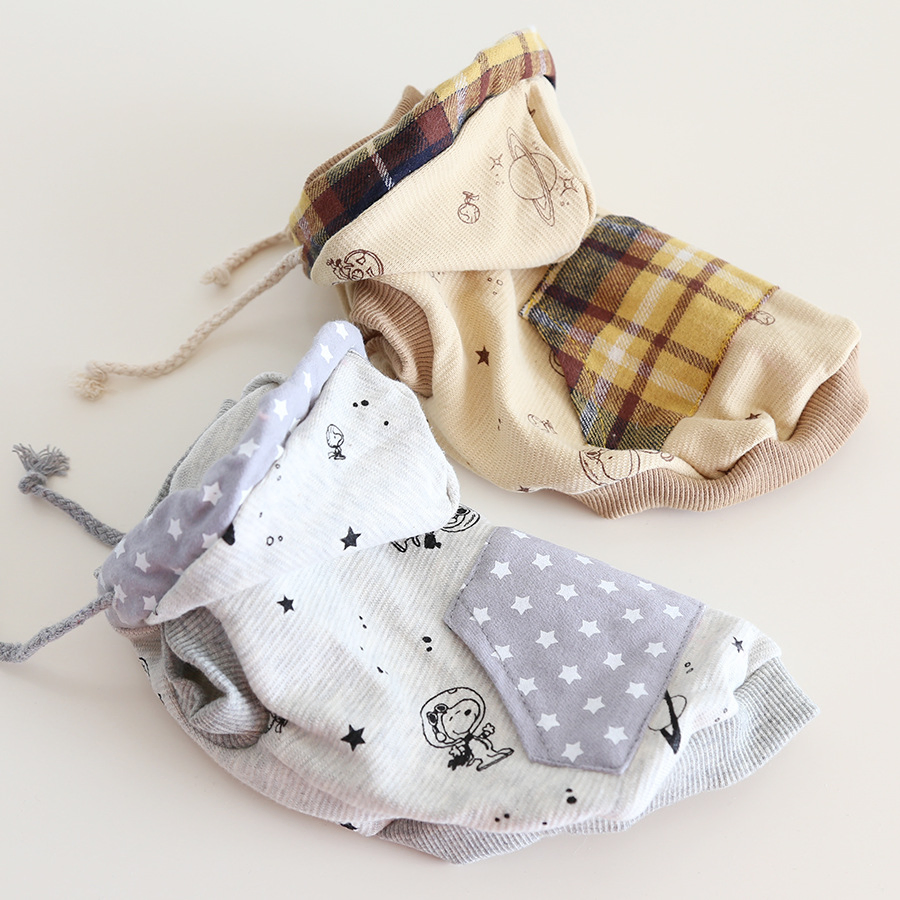Diseño de ropa para mascotas lindas, ropa para cachorros, abrigo para perros, sudadera de algodón para mascotas, abrigo con estampado de perro