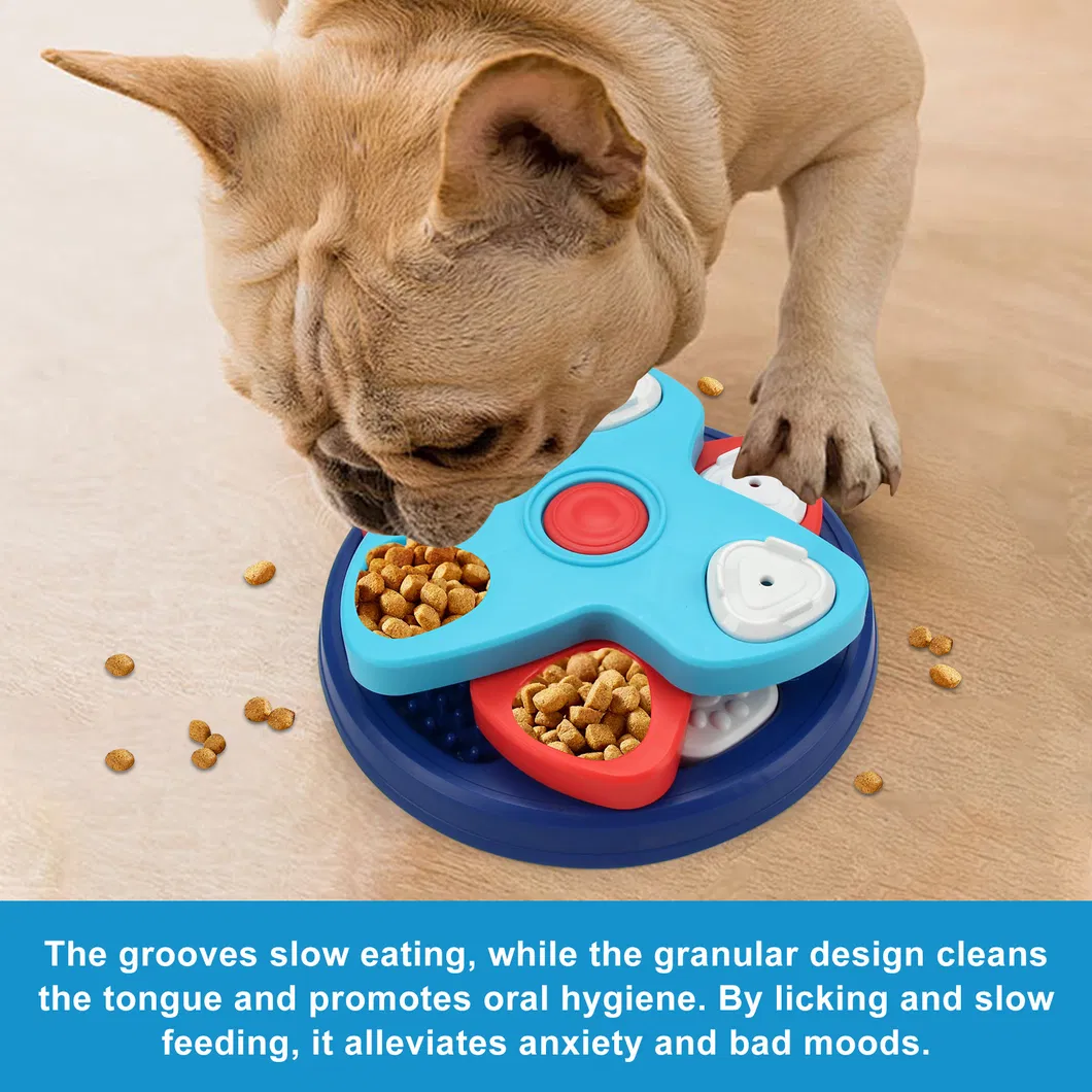 Bowl interactivo para mascotas que ralentiza la alimentación para una alimentación saludable del perro