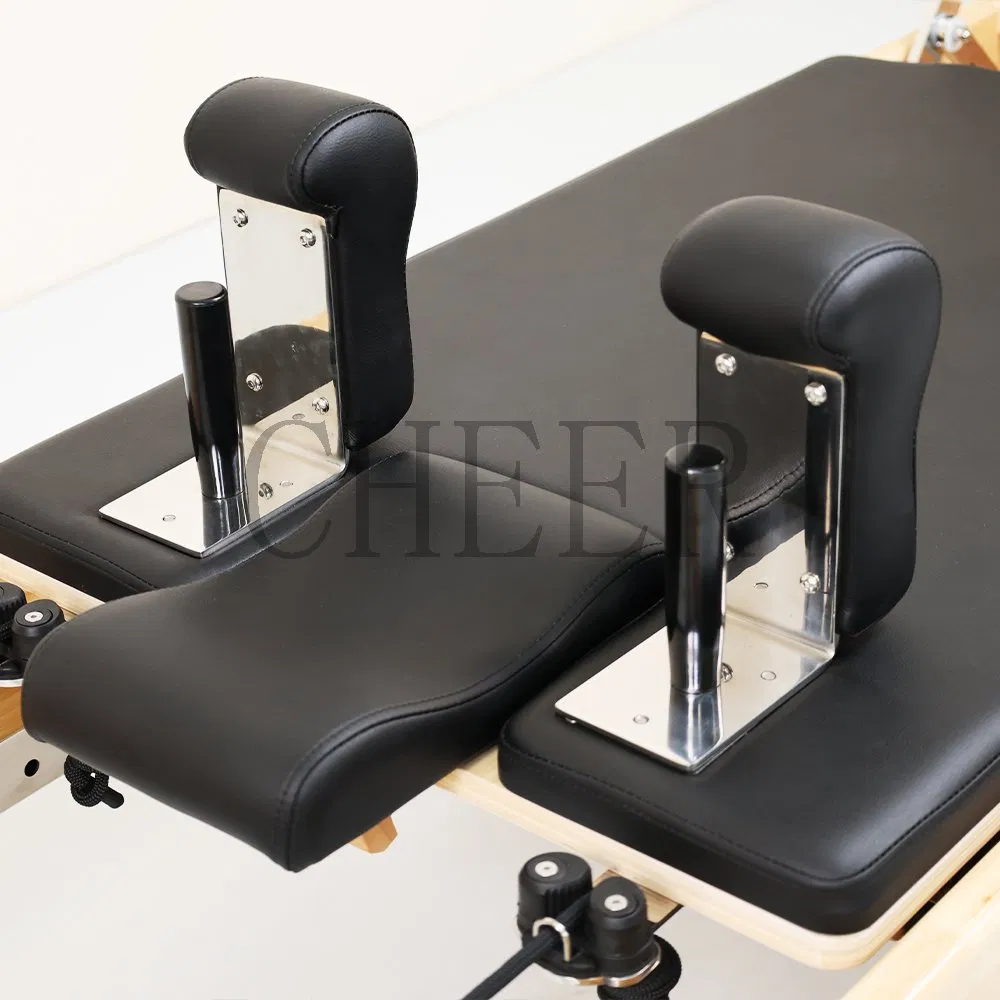 Cheer Professional Maple Wood Pilates Reformer for Yoga Studios and Home Gyms Factory Supply Wholesale