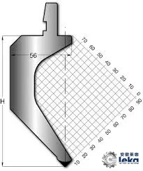 High Resistance Press Brake Tools Bending Machine Mould 42CrMo Steel Punch and Dies