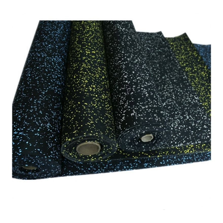Anti-Slip Indoor Rubber Floor Shock Absorber Home Gym Mat Roll