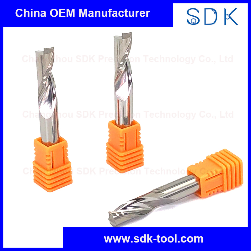 Single O Flute Milling Cutter Cutting Tools Solid Carbide for Aluminium with High Abrasion Resistance