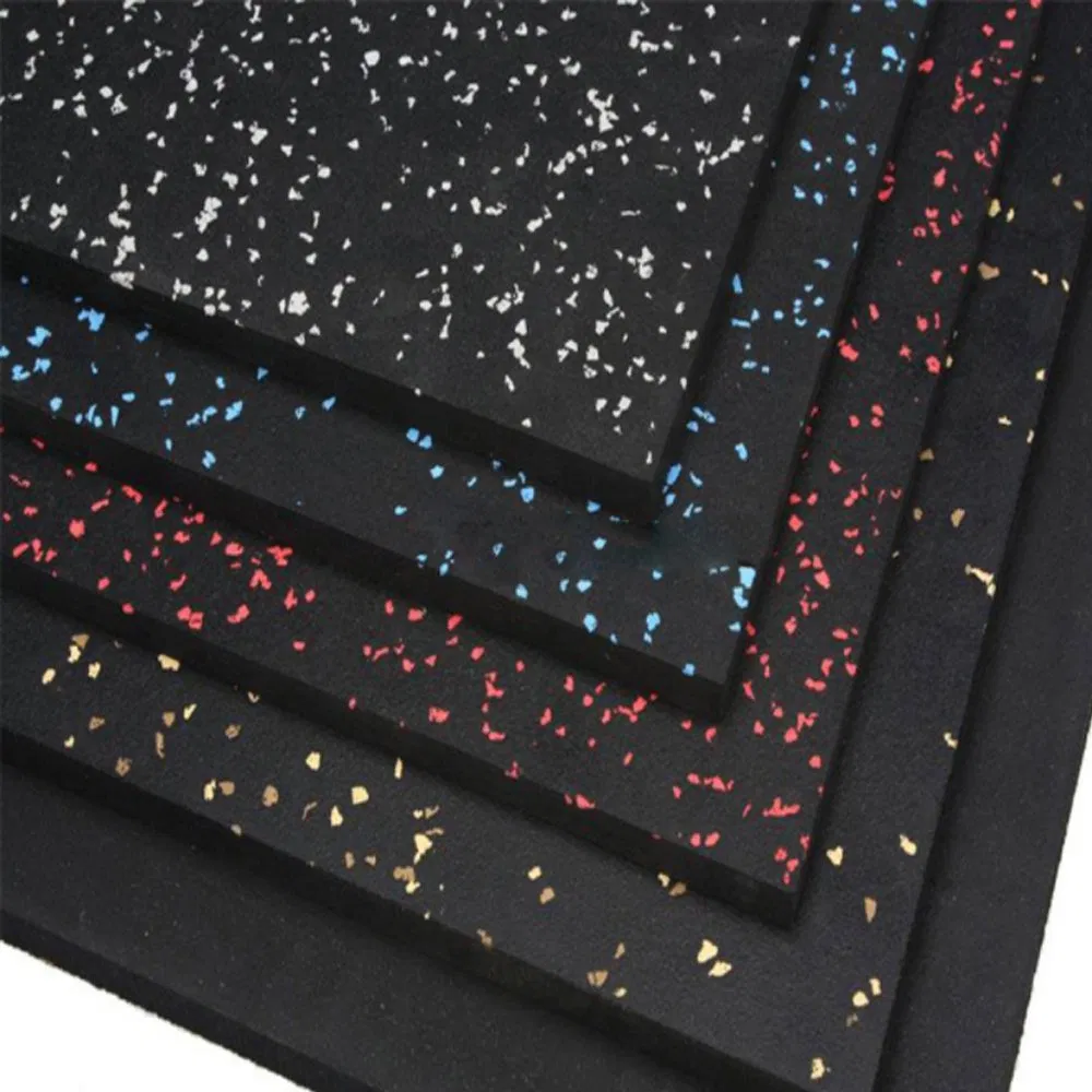 Gym Mult-Functional Rubber Shock Absorbent Workout Floor Fitness Mat