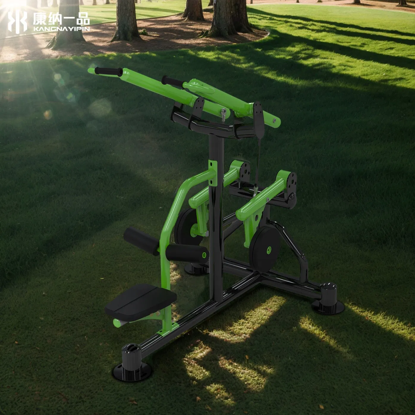 Outdoor Lat Pull Down Machine Heavy-Duty Fitness Equipment