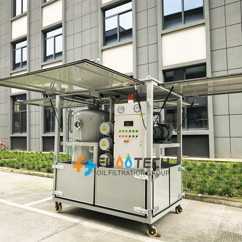 Fuootech Pneumatic Support Enclosure Oil Purrifier Transformer Oil Filtration Unit