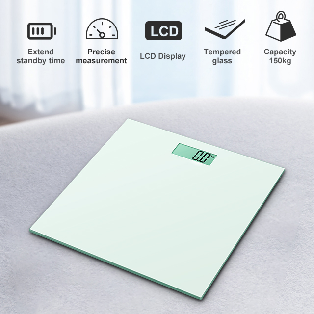 Smart Tempered Glass Bodyweight Scale Electronic Digital Body Fat Analyzer Scale (BRS-AD02)