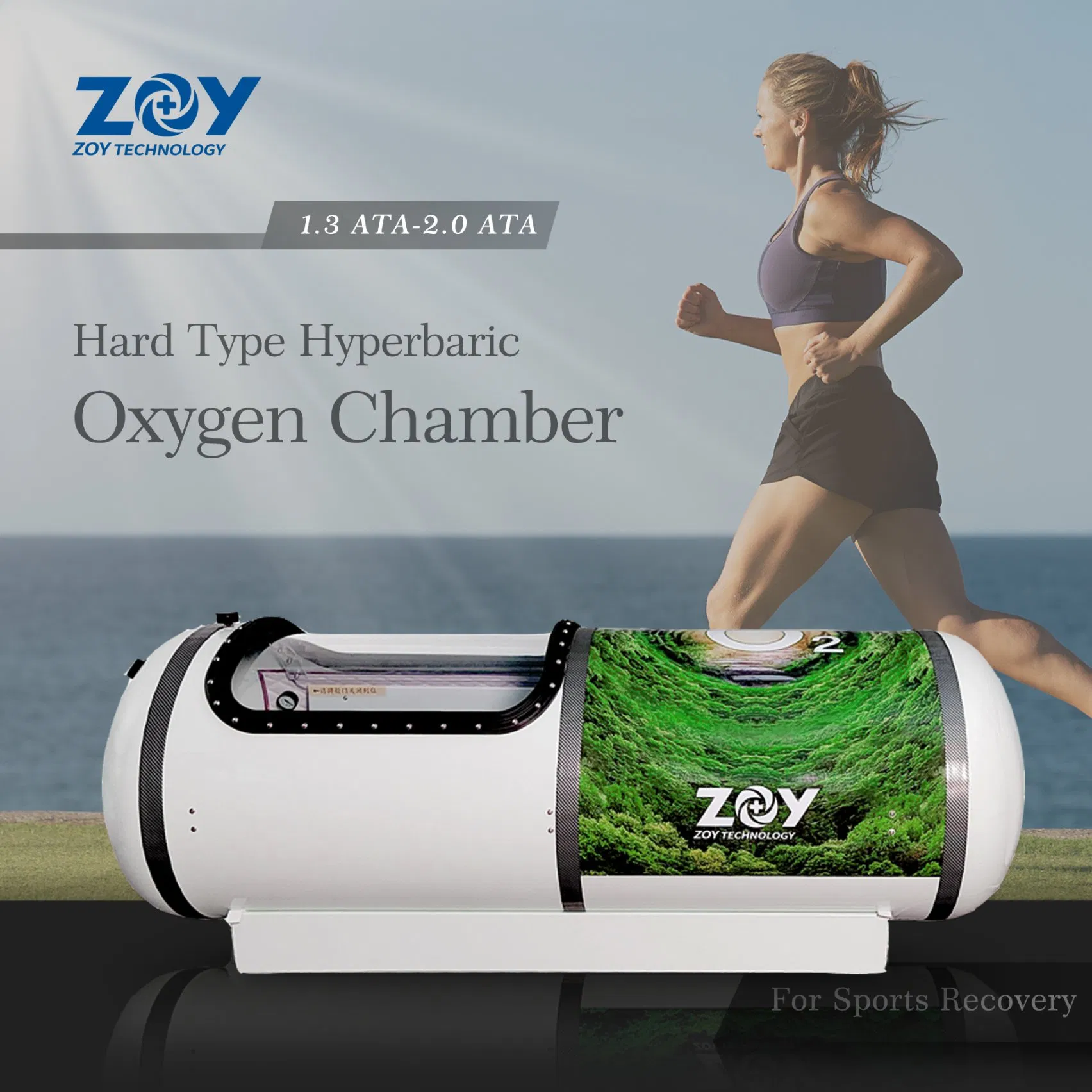 Zoy Hard Oxygen Chamber Hbot Portable Hyperbaric Camera Sleep Bag Oxygen Therapy Chamber Cost for Hospital/SPA Capsule/Home/Fitness Club