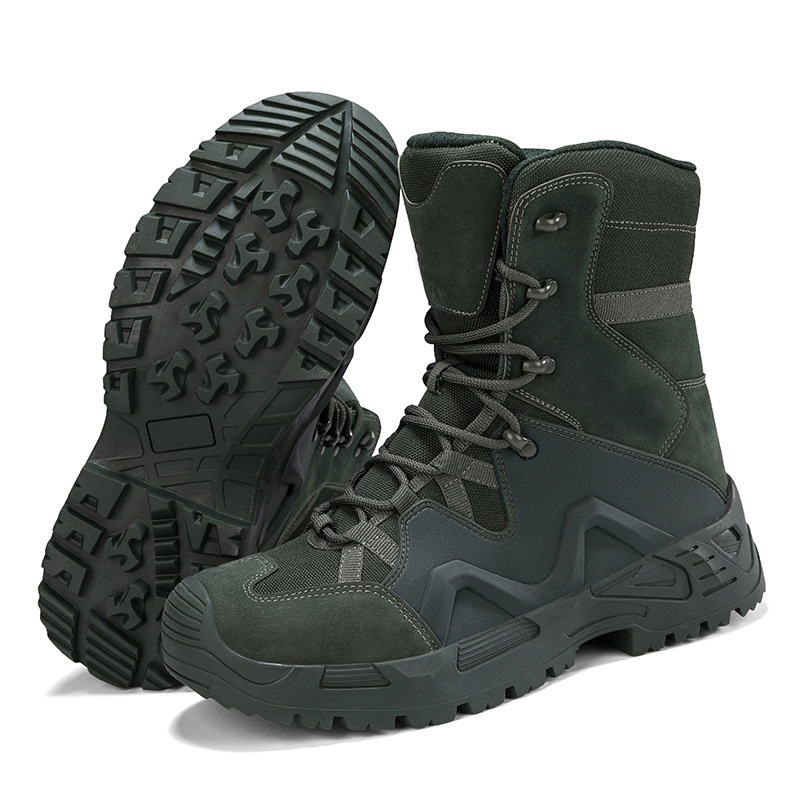 Wholesale High Quality Men Desert Sport High Ankle Shoes Hiking Outdoor Combat Climbing Tactical Boots