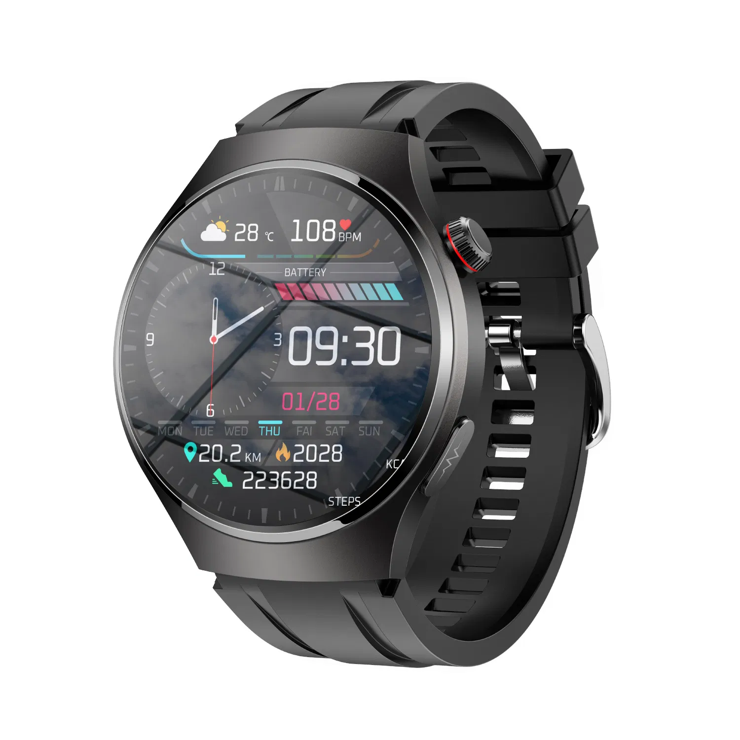 Affordable High-Tech Smartwatch with Waterproof and Fitness Features