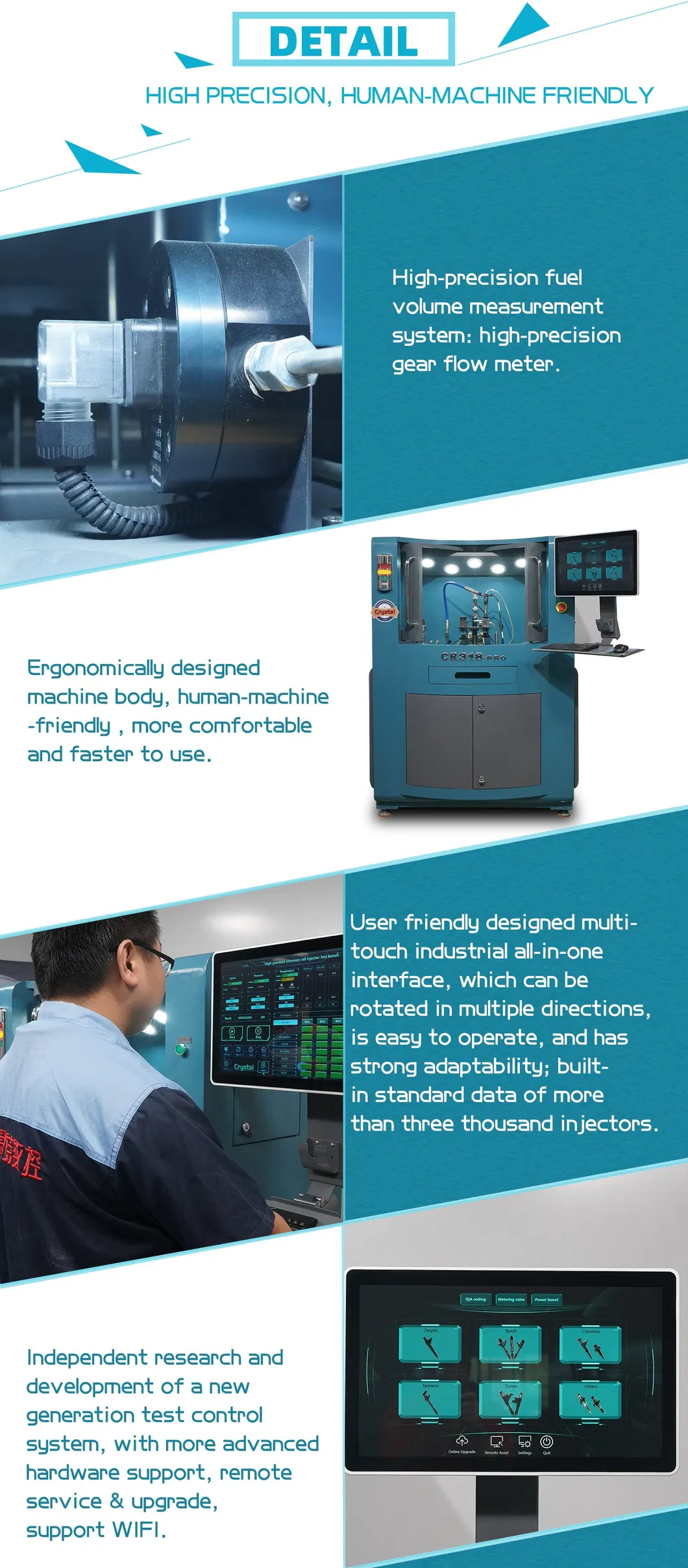 CR318-PRO Injector Test Bench 2