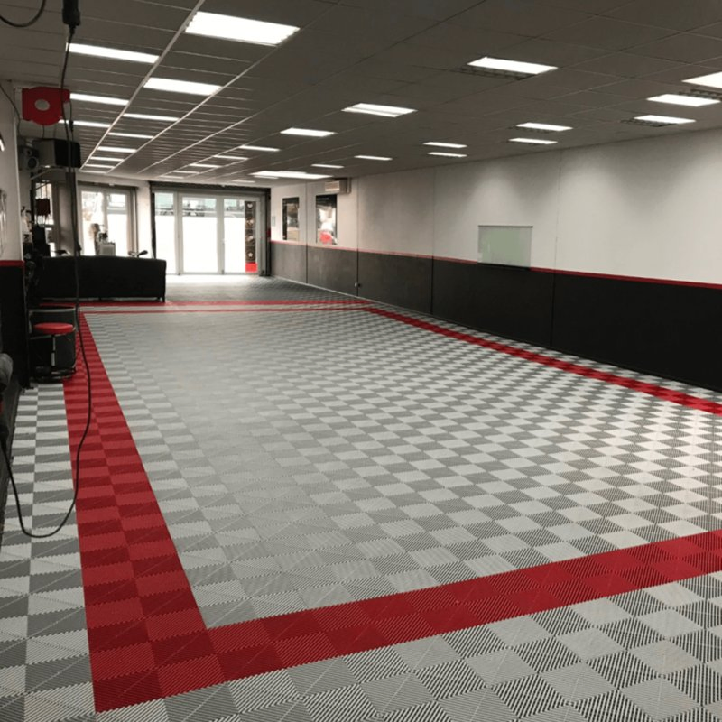 Interlocking Garage Floor Tile Durable Waterproof Non Slip Modular Flooring for Home Workshop and Gym