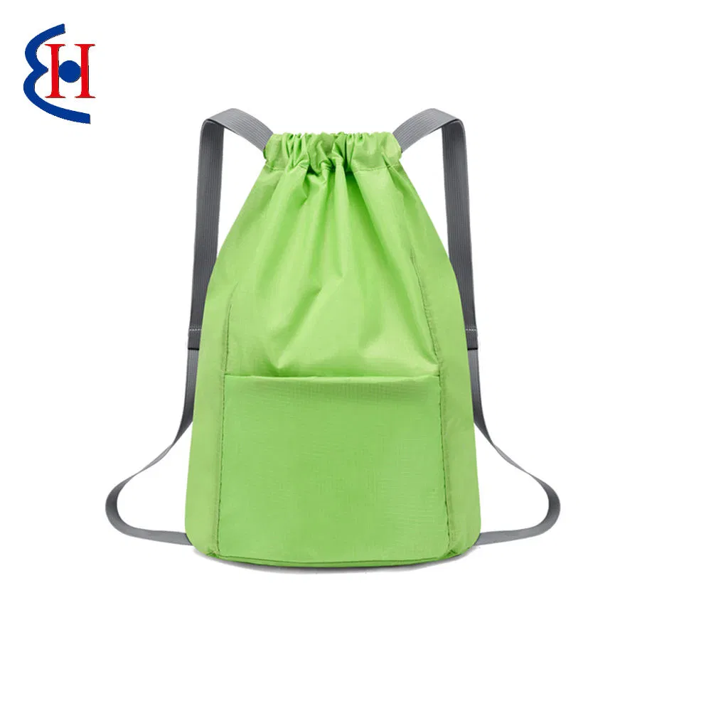 Custom Large Capacity Shoulder Waterproof Portable Swimming Sports for Yoga Fitness Drawstring Backpacks