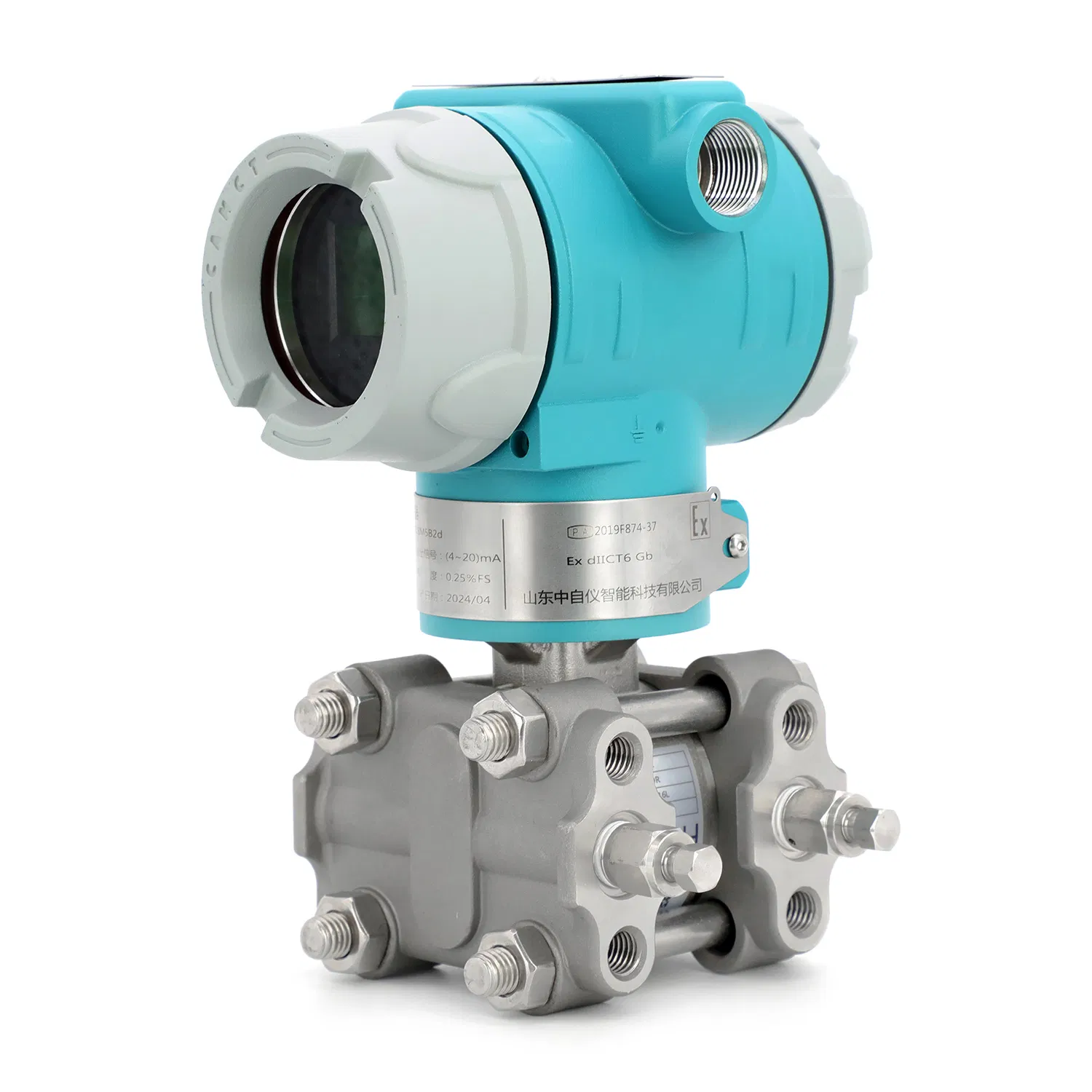 Camct Stability LCD Intelligent Differential Pressure Sensor/Transducer/Transmitter with High Precision Technology