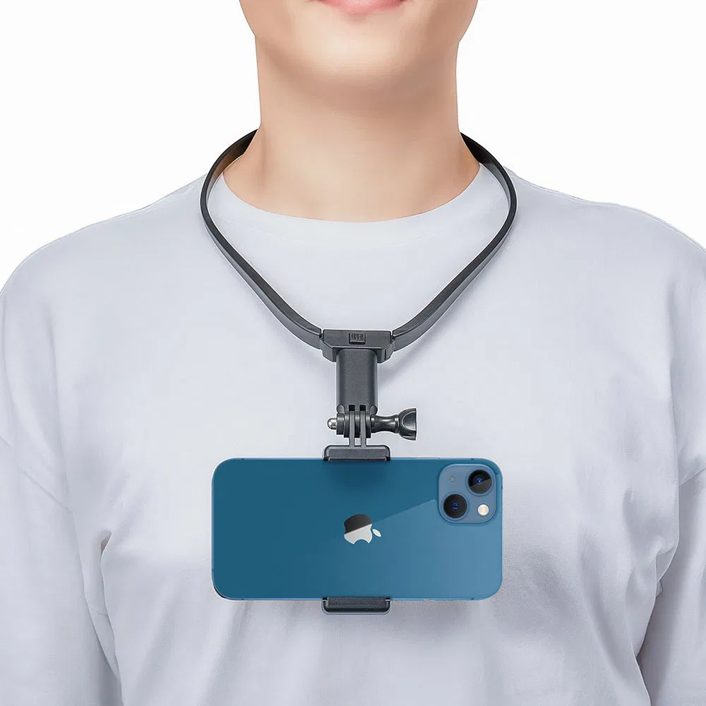 Selfie Neck Holder Mount Accessories Action Video Shoot Smartphone Bl15506