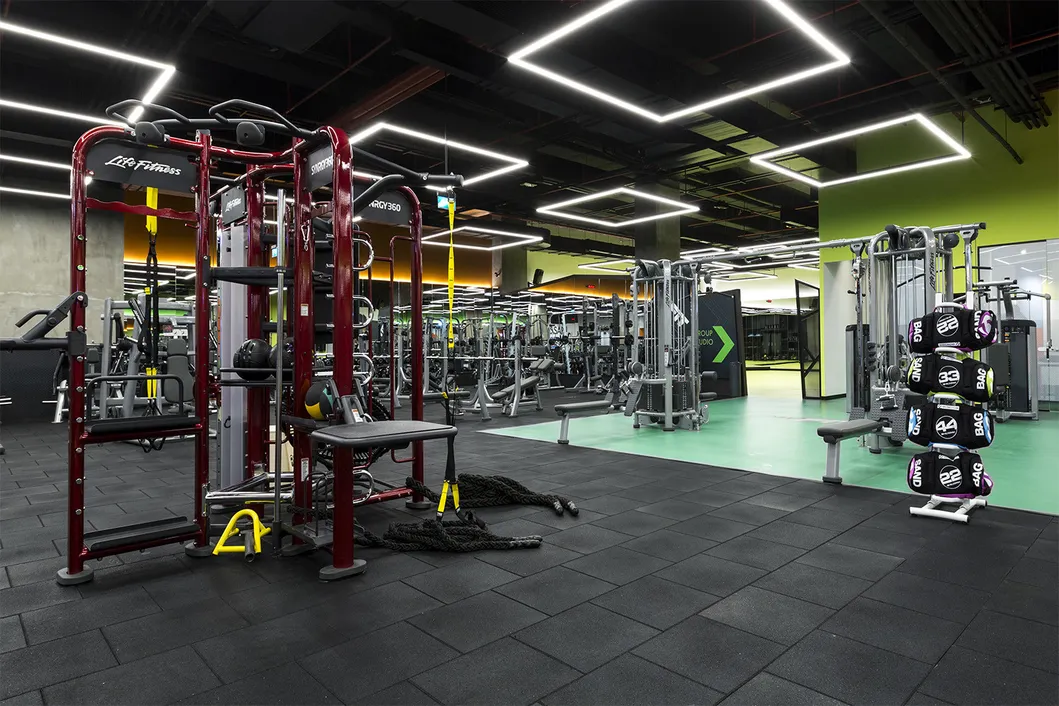 Durable 1mx1m Home Rubber Gym Flooring Basement