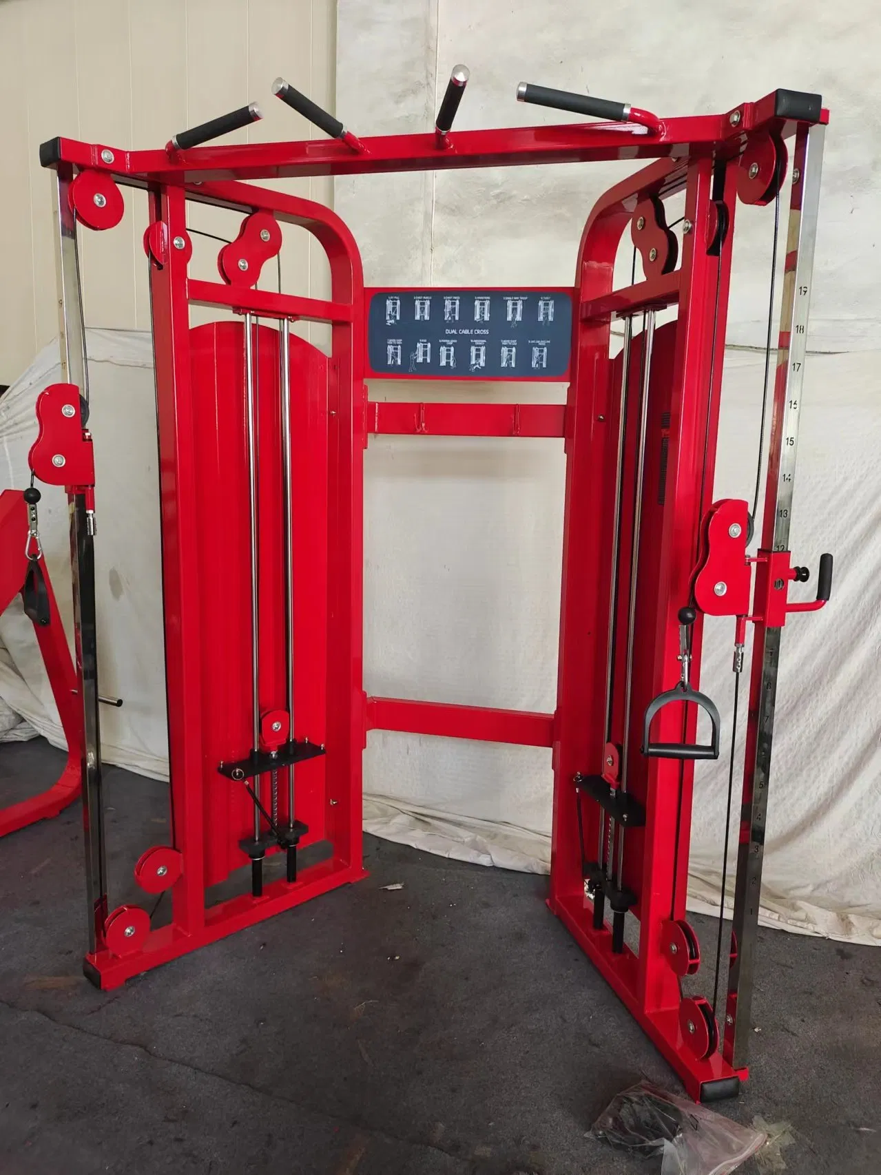 Fitness Equipment Bodybuilding Exercise Pin Loaded Strength Machine Functional Trainer DAP