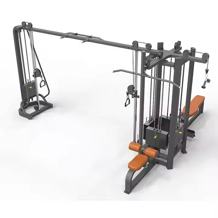 Gym Equipment Functional Training 8 Station Multi Jungle Crossover Cable Fitness Machine