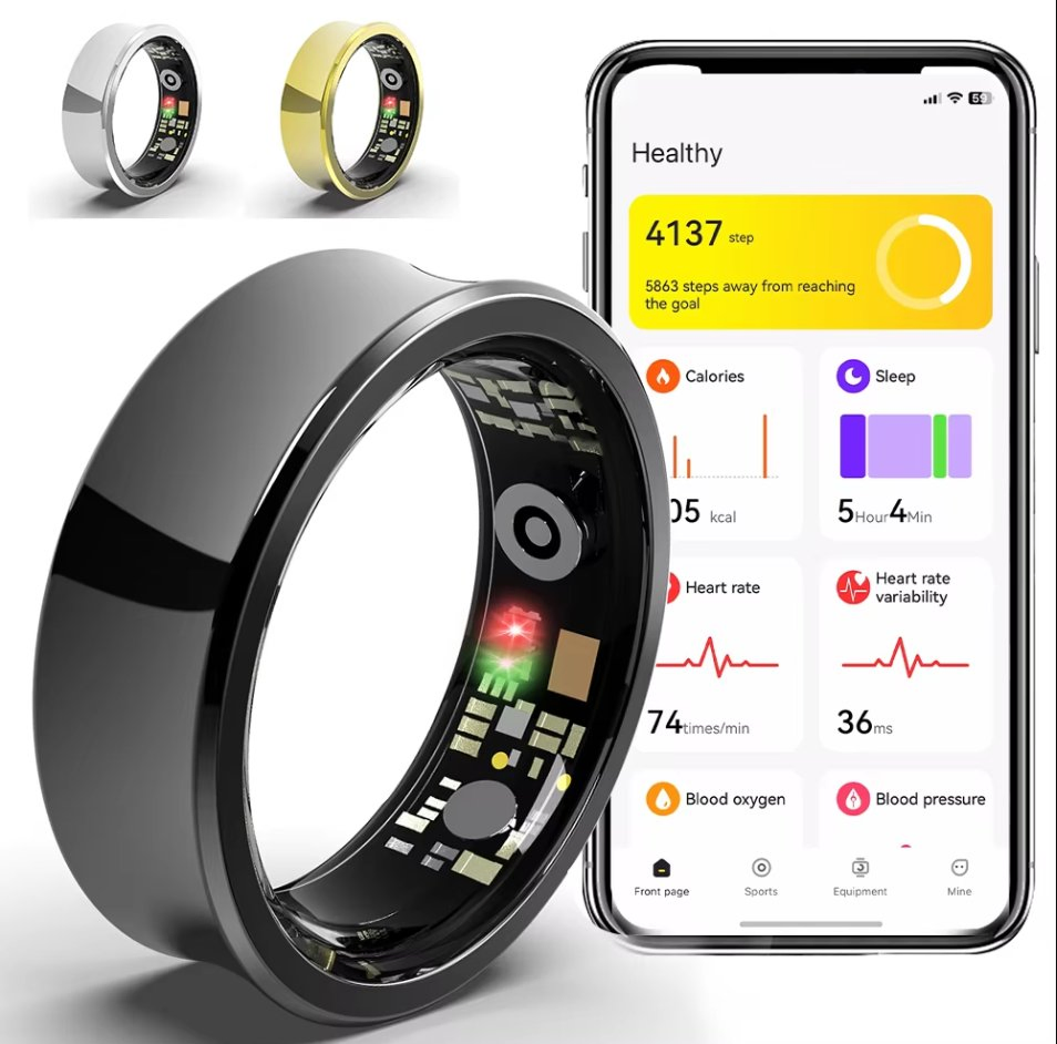 New Intelligent Electronics Smart Men Fitness Tracker Fitness Tracker Smart Ring