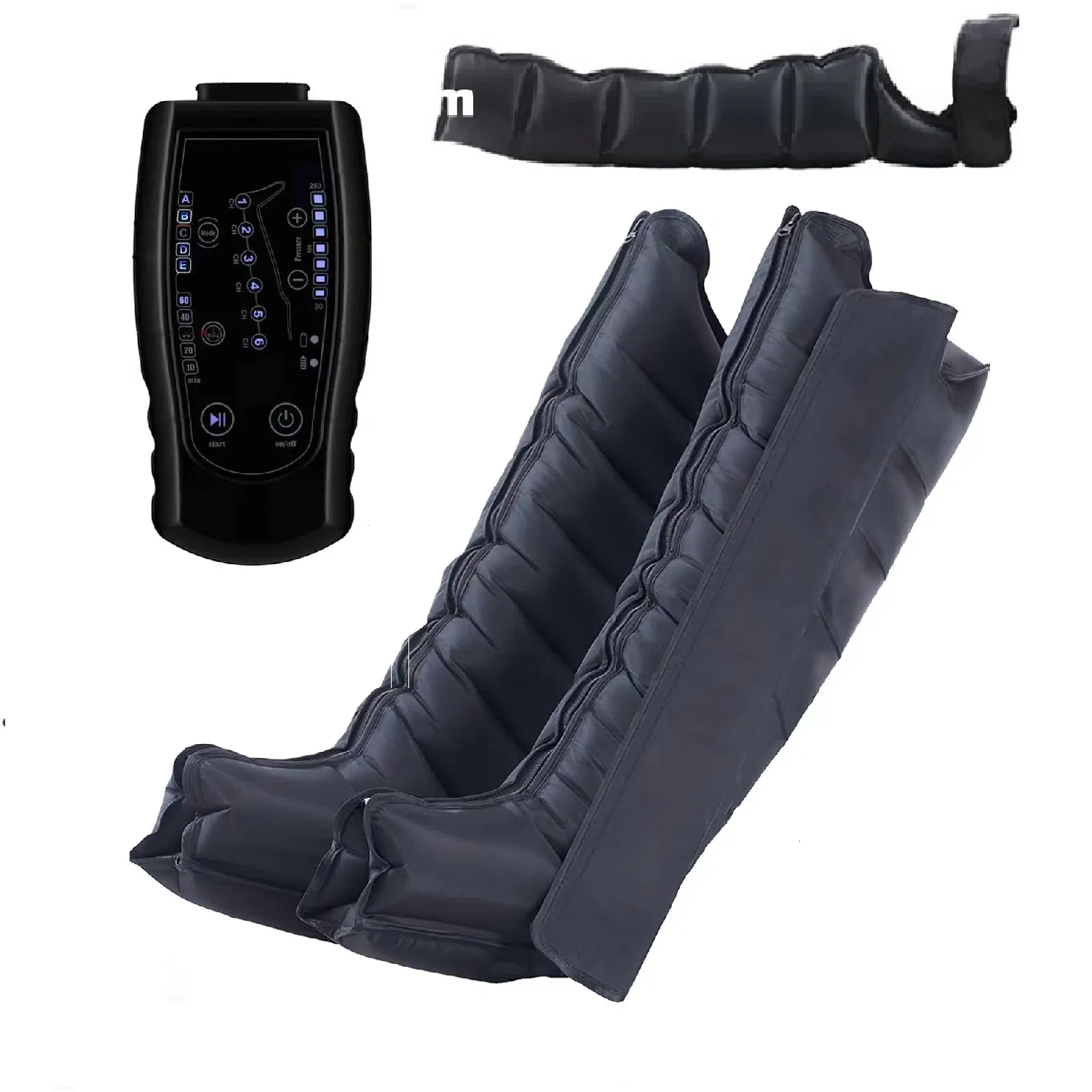 Factory OEM ODM Pump Controller Pneumatic Air Leg Compression Therapy Boots 8 Chamber Recovery Boots