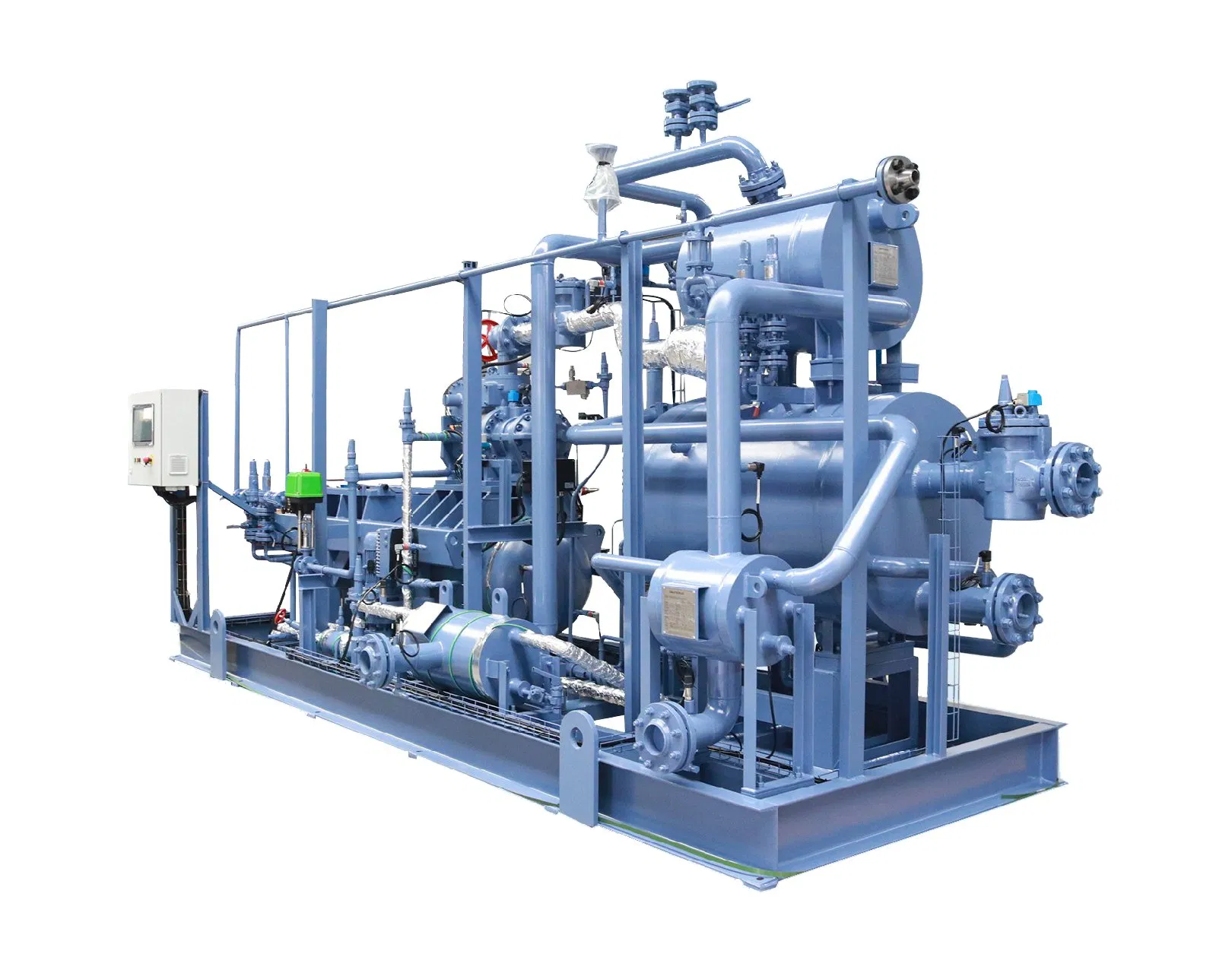 High Cooling Capacity Low Noise Cold Room Condensing Refrigeration System Gea Screw Compressor Unit