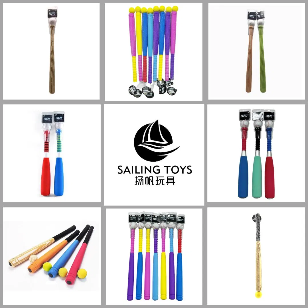 21/24/27 Inch 52/60/68cm Rubber Bat Ball Toys Outdoor Sports and Fitness Portable Kids Baseball Toys for Children