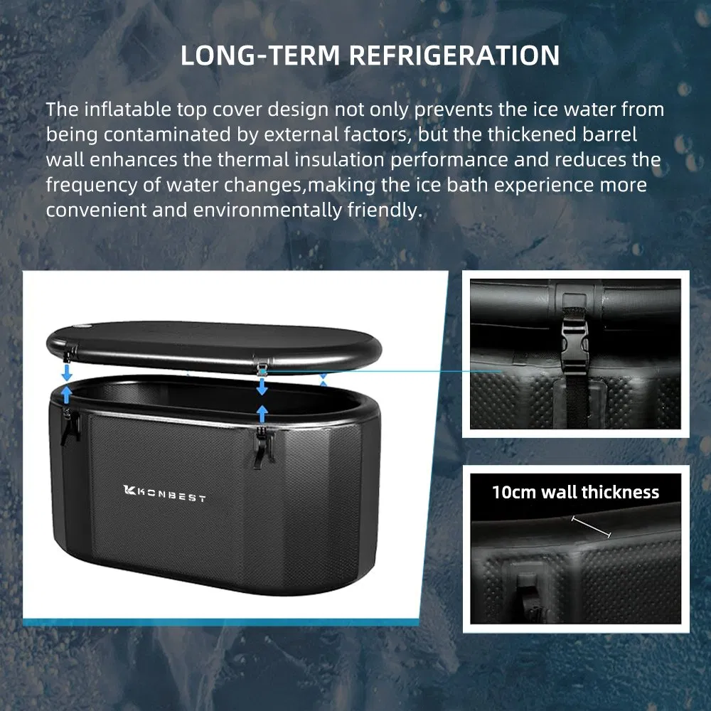Ice Bath Tub with Chiller Cooling System for Athletes Optimal Recovery