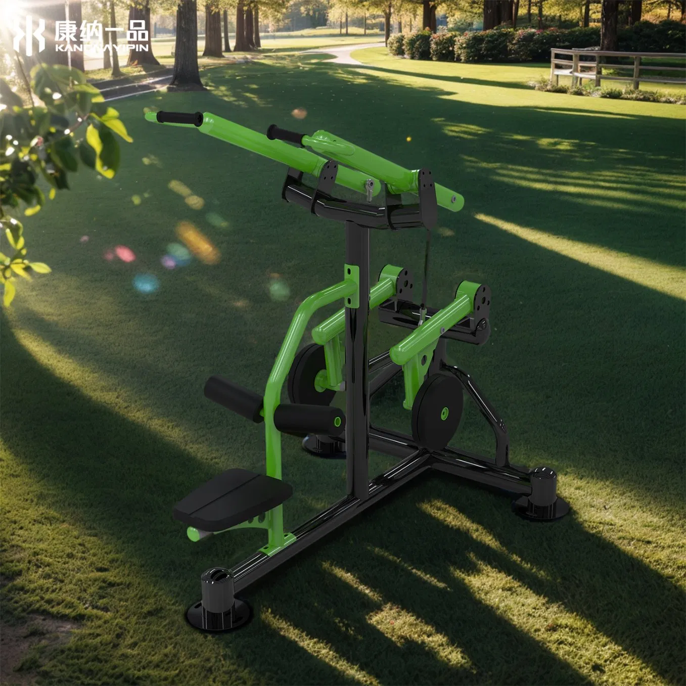 Outdoor Lat Pull Down Machine Heavy-Duty Fitness Equipment