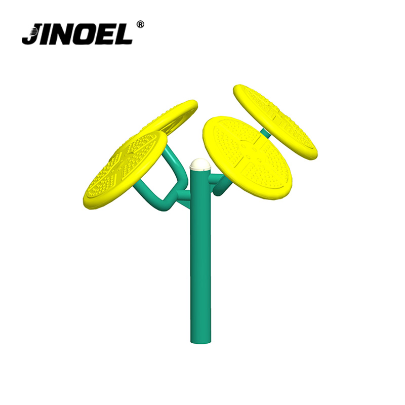 Jinoel Tai Chi Wheel Outdoor Gym Equipment Outdoor Fitness Equipment Steel Galvanized Steel