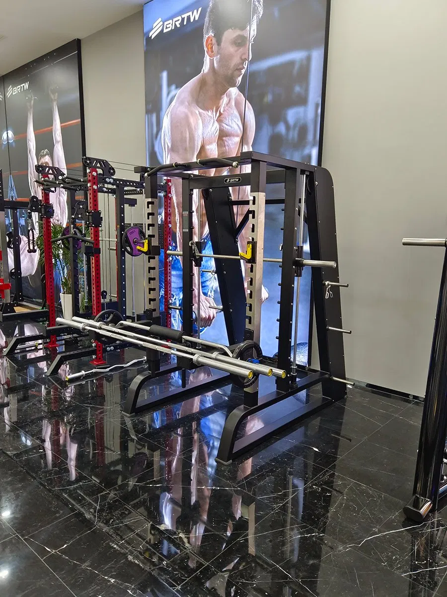 Commercial Power Cage Gym Fitness Exercise Equipment Functional Trainer Squat Rack Smith Machine Station