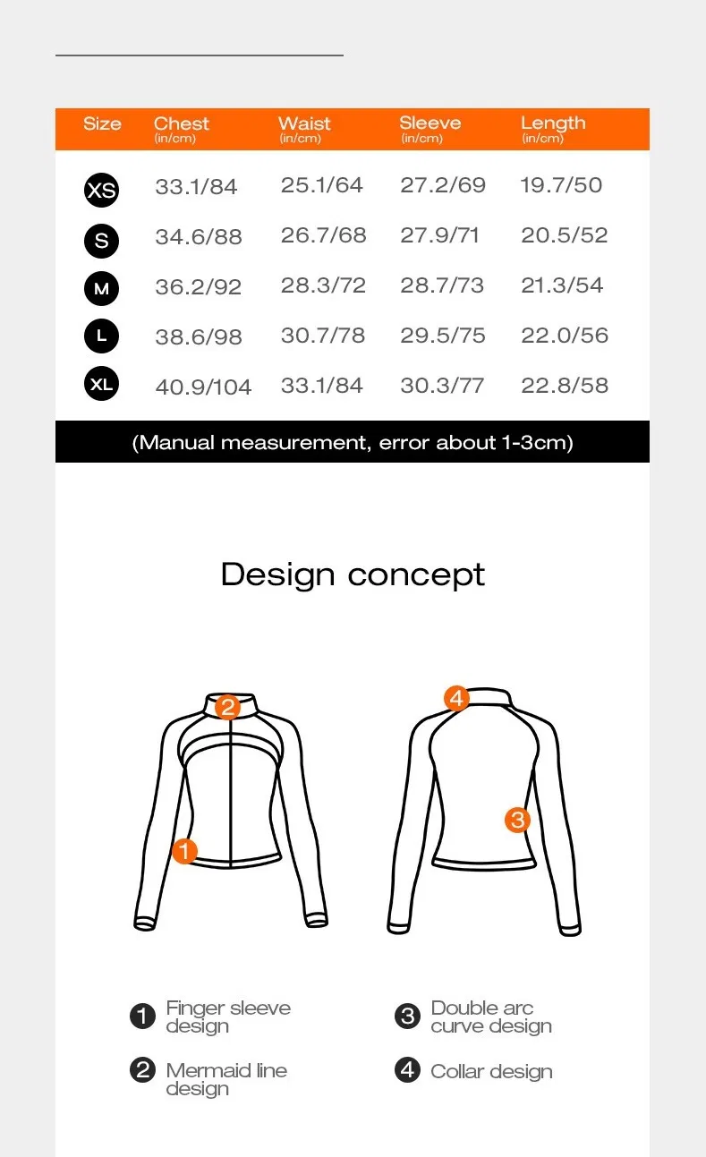 Yoga Clothing Jacket Detailed