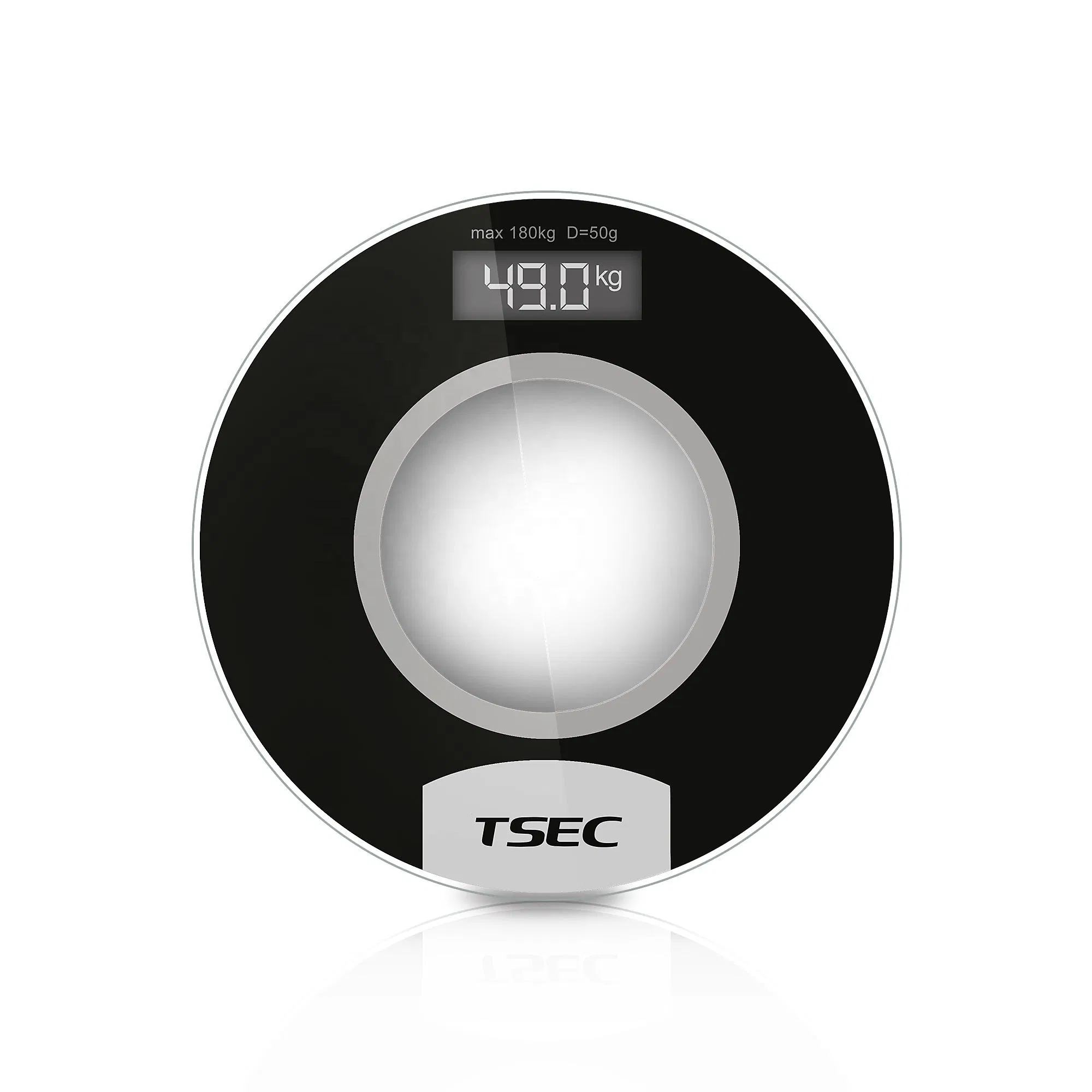 Bathroom Scale – Electronic Digital Bodyweight Scale, 180kg/28st 8lb, LCD Easy to Read Display, Step on Instant Reading, Compact Clear Design