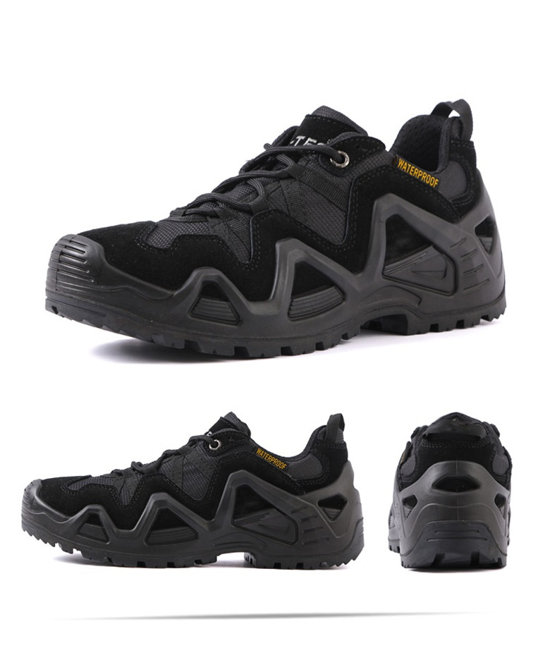 Outdoor Boots, Sports Tactical Boots, Special Forces Combat Boots, Low Top Desert Tactical Boots, Waterproof Mountaineering Shoes