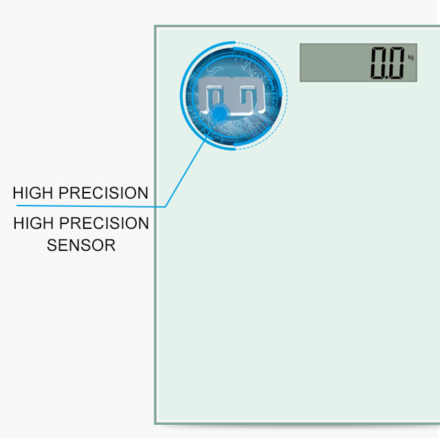 Smart Tempered Glass Bodyweight Scale Electronic Digital Body Fat Analyzer Scale (BRS-AD02)