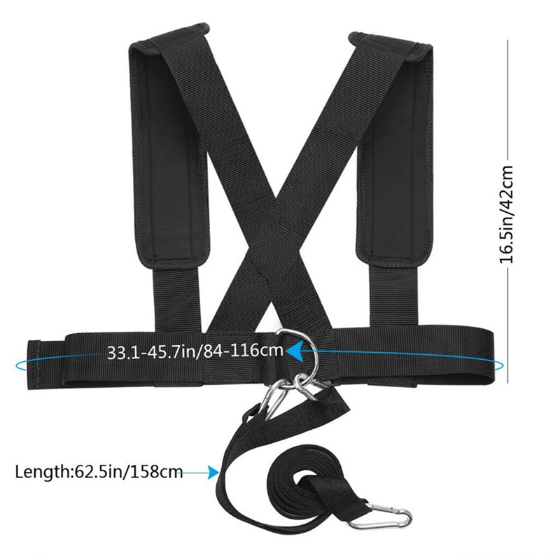 Physical Training Resistance Harness Rope Kit Improving Speed, Stamina and Strength Workout Tool Ci13122