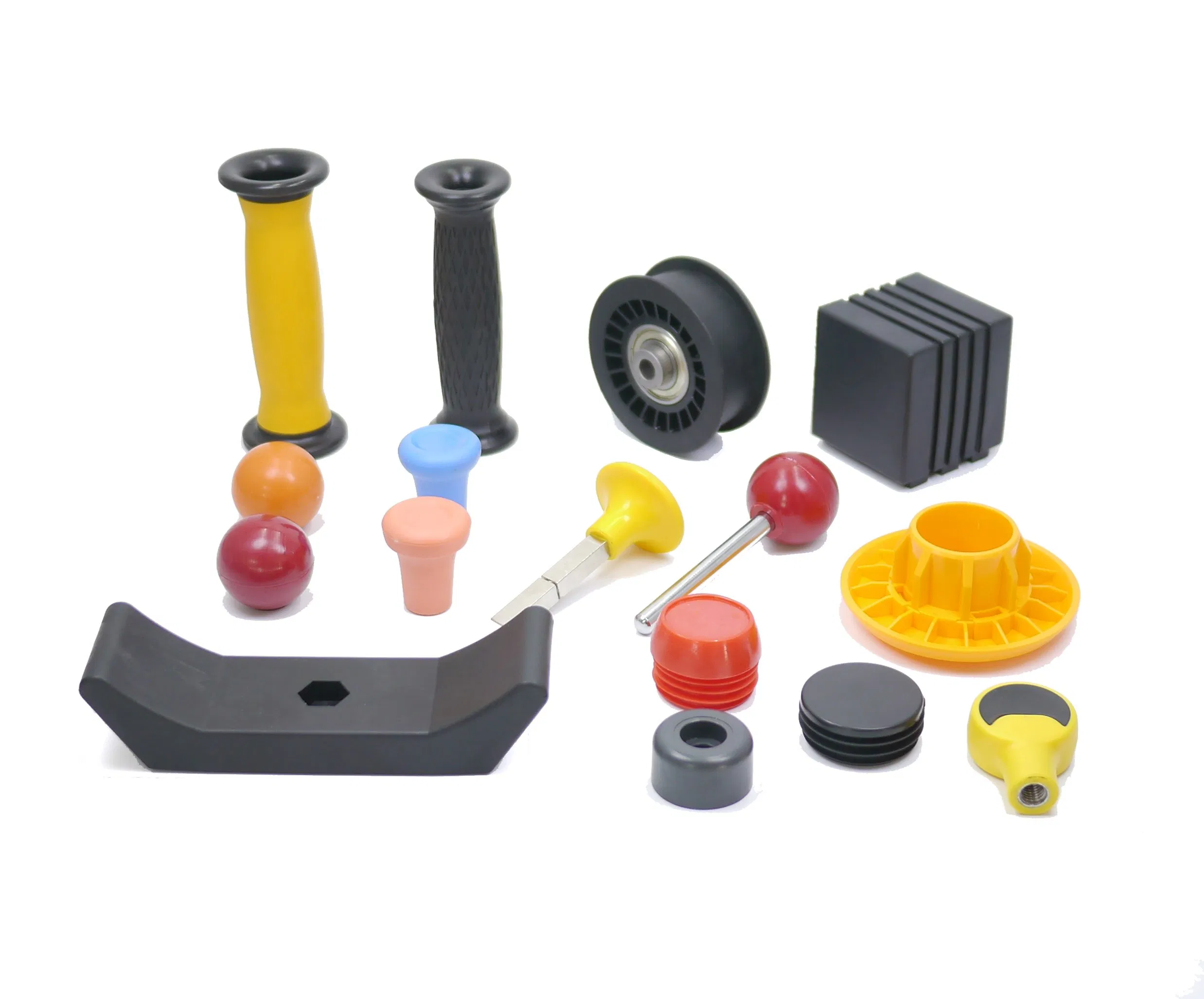 Wear-Resistant PP Plastic Fitness Equipment Plastic Accessories (fitness equipment connectors/handles can be processed according to drawings and samples)