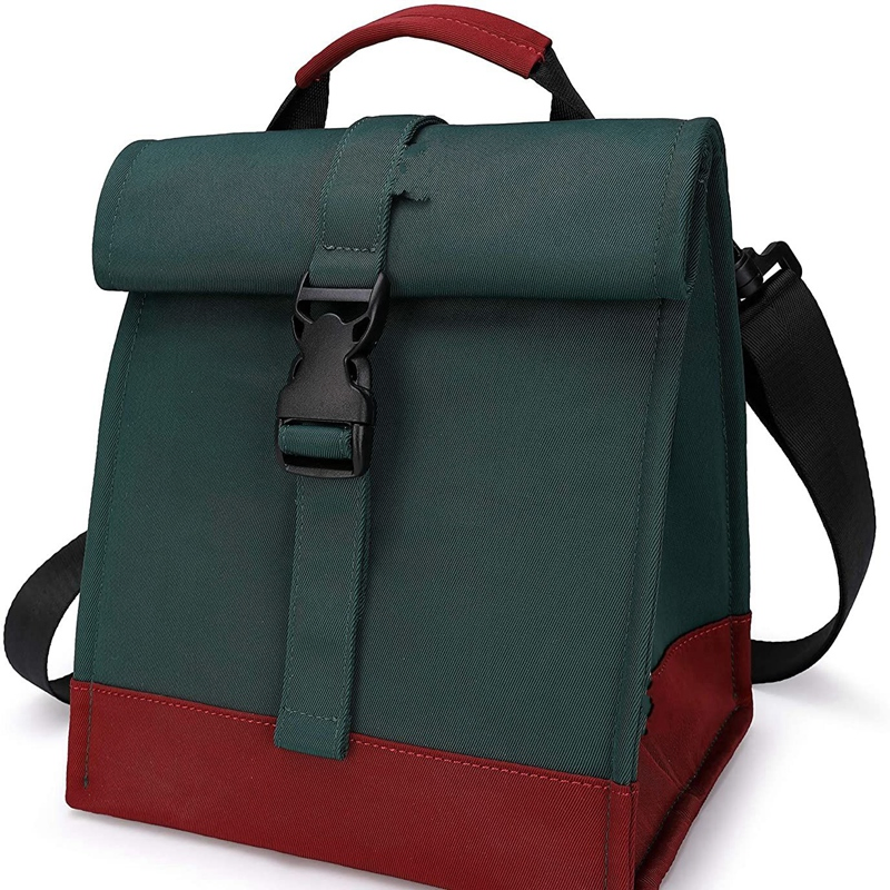 Fitness Fashion Food Safe Lining Men Work Thermal Mean Bag Portable Trendy Adults Insulated Rolltop Lunch Bag for Women