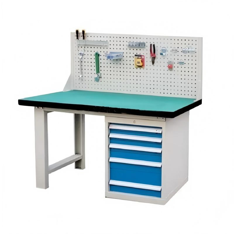 Customized Heavy Duty Steel Mobile Workbench for Warehouse Workshop Plant Lab