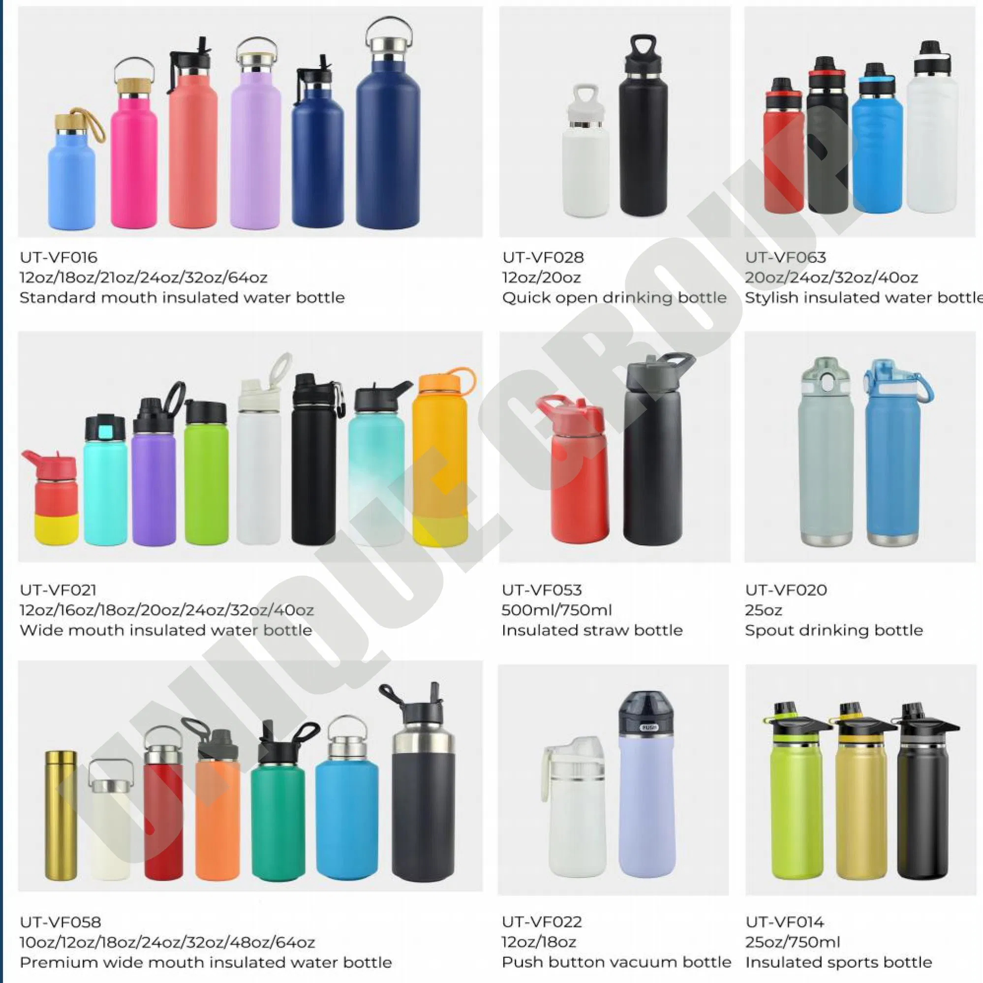 Stainlss Steel Smart Vacuum Thermal Thermo Insulated Water Bottle Vacuum Flask for Kids Shool Sports Fitness Outdoor