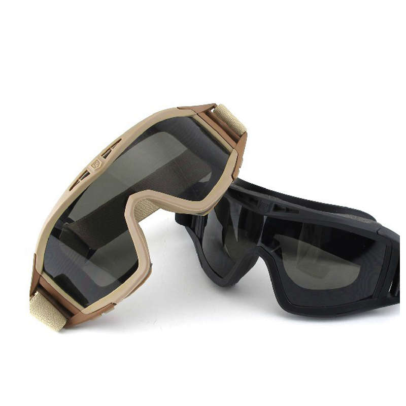 Mli 32432A 4.0mm CE Certification Driving Tactical Style Sun Glasses Hunting Sport Combat Style Goggles