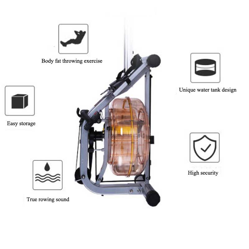 Wholesale Gym Fitness Equipment Commercial Exercise Cardio Magnetic Water Resistance Rowing Machine