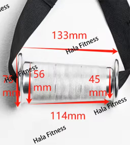 Vigfit Cone with Non-Slip Aluminum Metal Handles Fitness Equipment Accessory for Triceps Downward Pressure Training