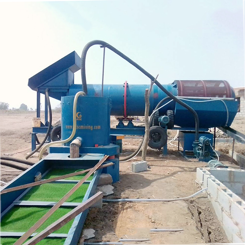 Factory Price Gold Turnkey Solutions Gold Recovery Concentrate Beneficiation Process Gravity Separator Alluvial Placer Gold Mining Ore Washing Processing Plant