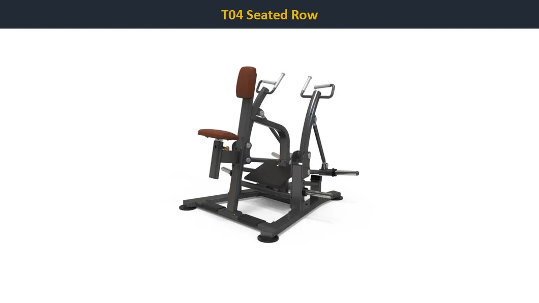 Seated Row High Quality Free Weight Strength
