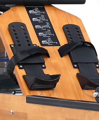 Gericon Factory Price Cardio Equipment Wooden Water Rowing Rower Machine