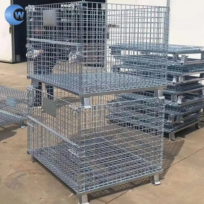 Wire Mesh Cages Made of High-Strength Steel Offer Exceptional Durability and Stability for Heavy-Duty Storage
